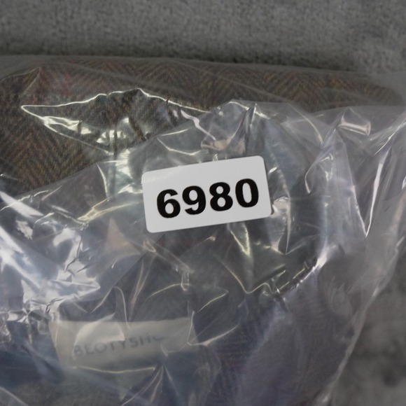 Beoty Show Herringbone Wool Tweed Jacket Mens Large Brown Field Coat British - Picture 11 of 11